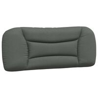 vidaXL Headboard Cushion Dark Grey 100 cm Fabric