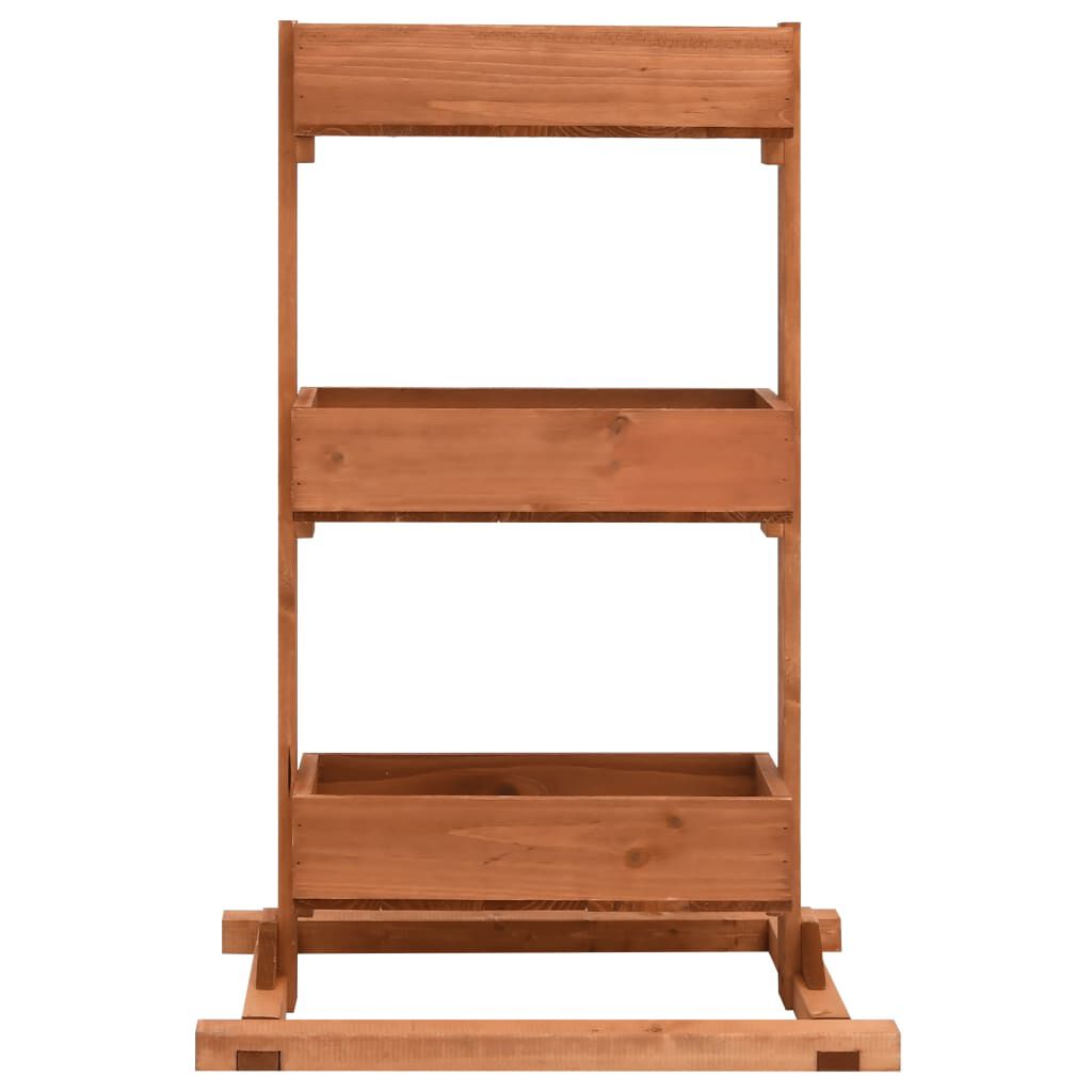 vidaXL Planter 52x30x78 cm Firwood