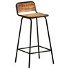 vidaXL Bar Chairs 4 pcs Solid Mango Wood