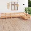 vidaXL 7 Piece Garden Lounge Set Solid Wood Pine