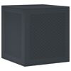 vidaXL Storage Box Anthracite 55 x 53 x 57 cm Polypropylene