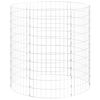 vidaXL Circular Gabion Pole Galvanised Steel Ø100x100 cm