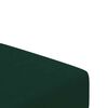 vidaXL 2-Seater Sofa Bed with Footstool Dark Green Velvet