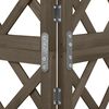 vidaXL Corner Trellis Grey 50x50x145 cm Solid Fir Wood