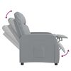 vidaXL Recliner Chair Light Grey Fabric