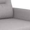 vidaXL 3-Seater Sofa Light Grey 180 cm Fabric