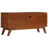 vidaXL TV Cabinet with 3 Drawers 110x35x50 cm Solid Acacia Wood