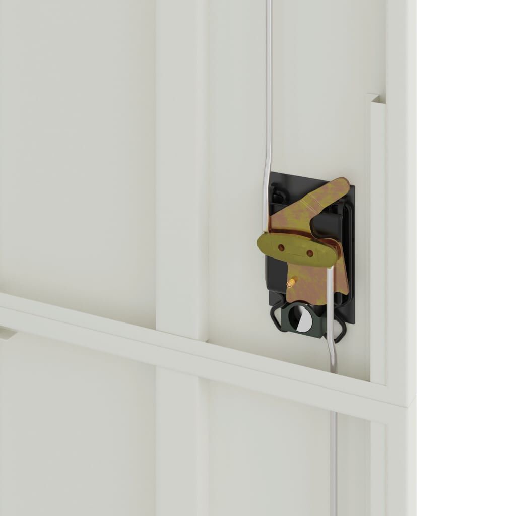 vidaXL File Cabinet Light Grey 105x40x180 cm Steel