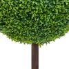 vidaXL Artificial Boxwood Plant with Pot Ball Shaped Green 71 cm