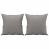 vidaXL 2-Seater Sofa with Pillows&Cushions Light Grey 120 cm Fabric