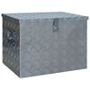 vidaXL Aluminium Box 610x430x455 mm Silver