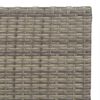 vidaXL 3 Piece Folding Bistro Set Grey Poly Rattan