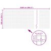 vidaXL Euro Fence Steel 25x1.0 m Green