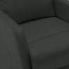 vidaXL Electric Recliner Chair Anthracite Faux Leather