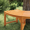 vidaXL Tree Bench Natural 160 x 80 x 45cm Solid Eucalyptus Wood