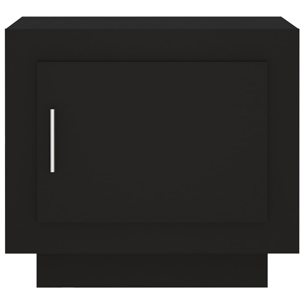vidaXL Coffee Table Black 51x50x45 cm Engineered Wood