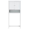 vidaXL Washing Machine Cabinet BERG White 76x27x164.5 cm Solid Wood