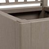 vidaXL Garden Planter Grey 36 x 36 x 140 cm Polypropylene