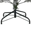 vidaXL Artificial Hinged Christmas Tree with Flocked Snow 120 cm