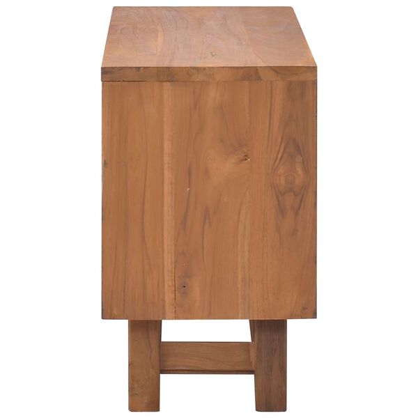 vidaXL TV Cabinet 80x30x50 cm Solid Teak Wood
