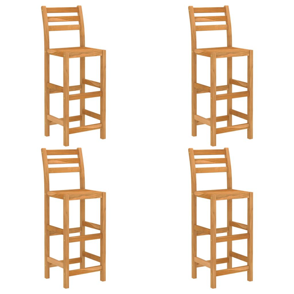 vidaXL 5 Piece Outdoor Bar Set Solid Acacia Wood