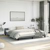 vidaXL Bed Frame without Mattress Dark Grey 193x203 cm Velvet