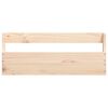 vidaXL Wall-mounted Shoe Racks 2 pcs 59x9x23 cm Solid Wood Pine