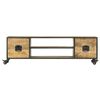 vidaXL TV Cabinet 130x30x39 cm Solid Mango Wood