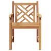 vidaXL Garden Chairs 2 pcs Brown 58 x 60 x 90 cm Solid teak wood