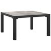 vidaXL 6 Piece Garden Lounge Set Black and Grey Poly Rattan