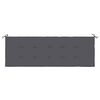 vidaXL Garden Bench Cushion Anthracite 150x50x3 cm Oxford Fabric