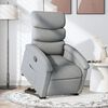 vidaXL Stand up Recliner Chair Light Grey Fabric