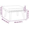 vidaXL 5 Piece Garden Lounge Set with Cushions Solid Wood Acacia
