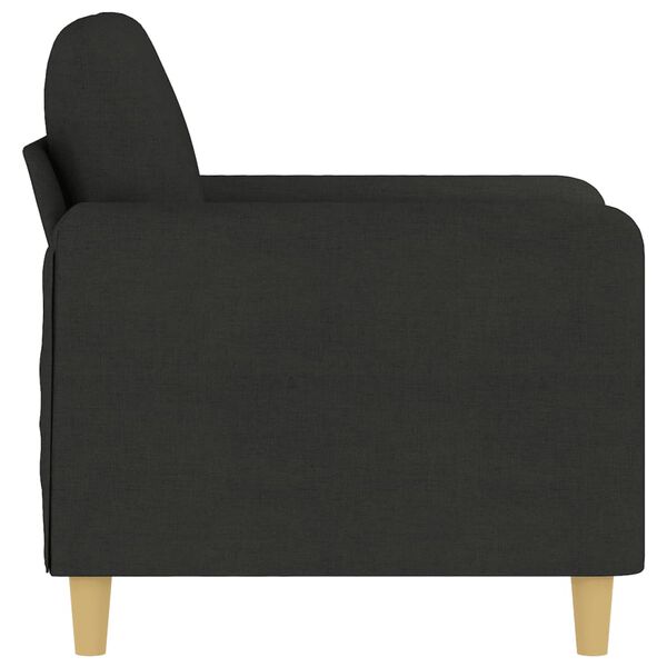 vidaXL Sofa Chair Black 60 cm Fabric