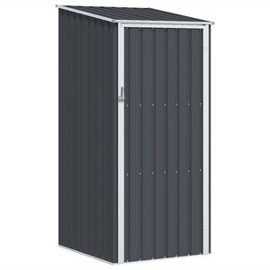 vidaXL Garden Shed Anthracite 87x98x159 cm Galvanised Steel