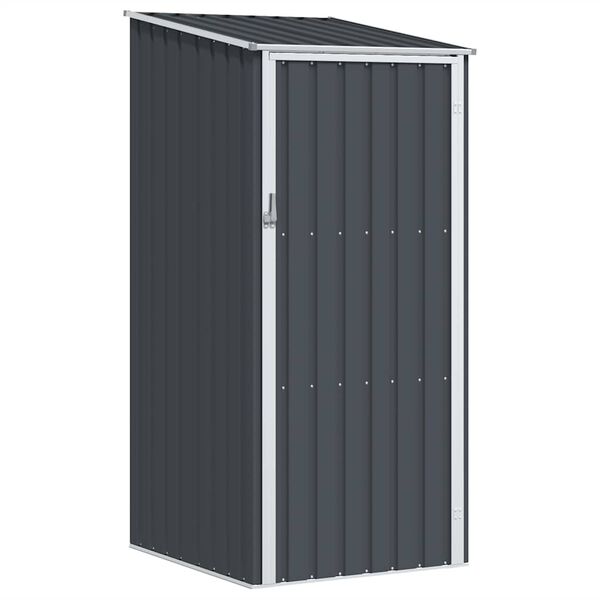 vidaXL Garden Shed Anthracite 87x98x159 cm Galvanised Steel