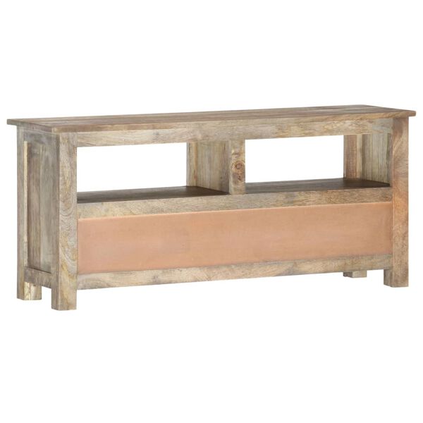 vidaXL TV Cabinet 110x30x50 cm Solid Mango Wood