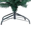vidaXL Slim Artificial Pre-lit Christmas Tree with Ball Set Green 240 cm