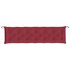 vidaXL Garden Bench Cushion Wine Red 200x50x7 cm Oxford Fabric