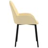 vidaXL Dining Chairs 2 pcs Cream Velvet