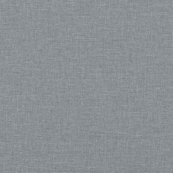 vidaXL Bed Frame without Mattress Light Grey Twin Fabric