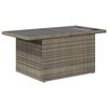 vidaXL 11 Piece Garden Sofa Set with Cushions Grey Poly Rattan