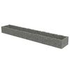 vidaXL Gabion Raised Bed Galvanised Steel 540x90x50 cm