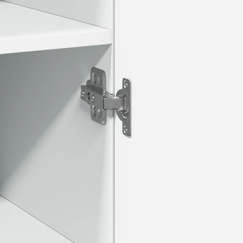 vidaXL Highboard White 30x42.5x185 cm Engineered Wood