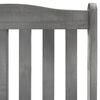 vidaXL Rocking Chair with Cushions Grey Solid Acacia Wood