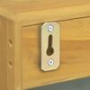 vidaXL Mirror Cabinet 30x10x40 cm Solid Wood Teak