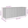 vidaXL Garden Storage Cabinet Black 198x55.5x80 cm Poly Rattan