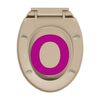 vidaXL Soft-Close Toilet Seat Quick Release Beige Oval