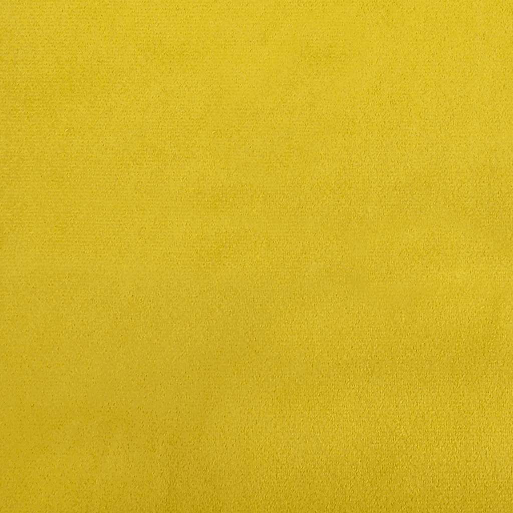 vidaXL Relaxing Chair Mustard Yellow Velvet