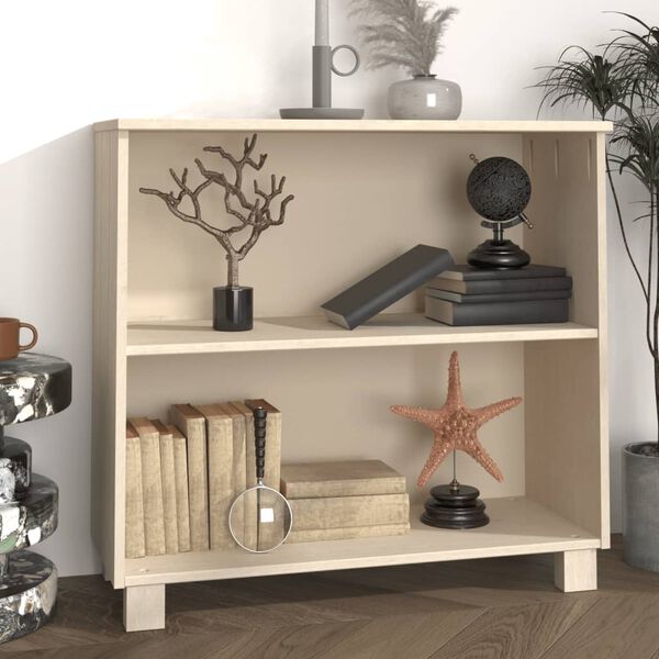 vidaXL Sideboard HAMAR Honey Brown 85x35x80 cm Solid Wood Pine